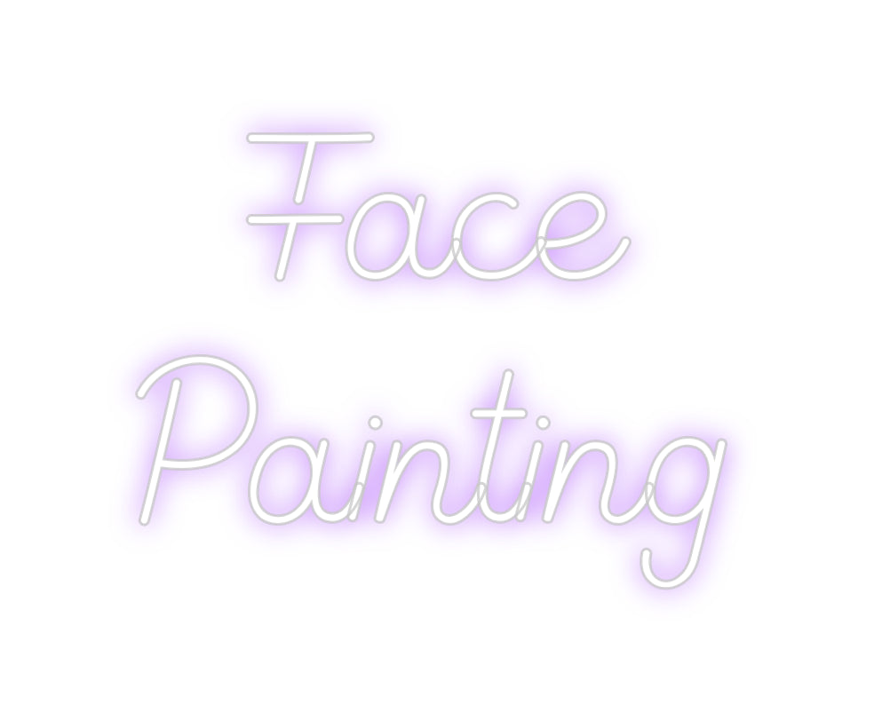 Custom Neon Sign Online Editor Face
Painting