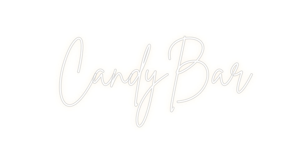 Custom Back Lit Neon Sign Online Editor CandyBar