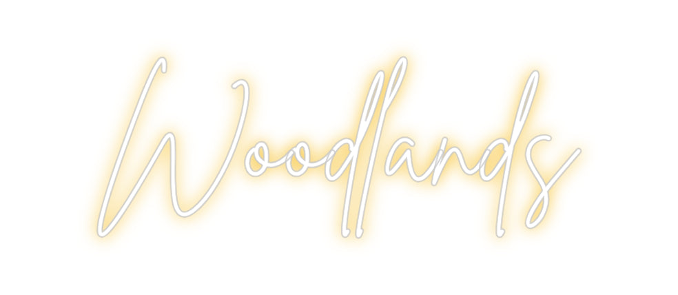 Custom Back Lit Neon Sign Online Editor Woodlands