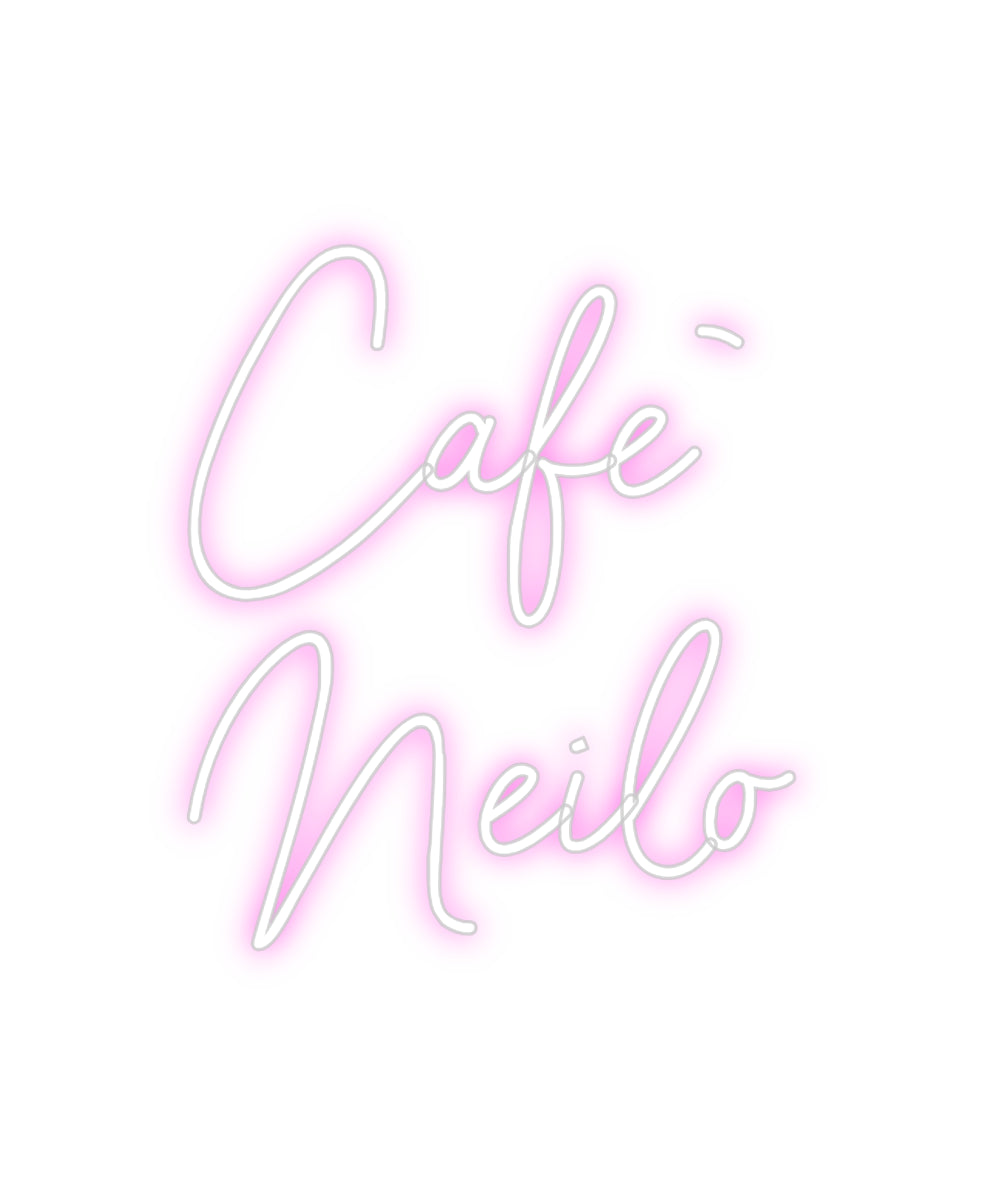 Custom Neon Sign Online Editor Cafe`
Neilo