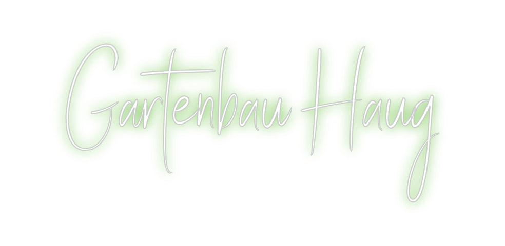 Custom Neon Sign Online Editor Gartenbau Haug