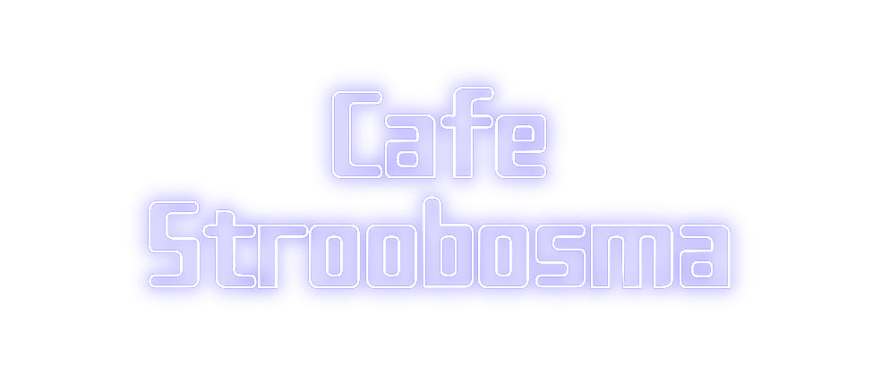 Custom Neon Sign Online Editor Cafe
Stroobo...