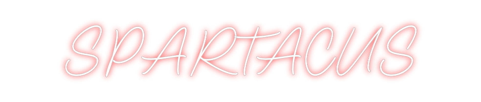 Custom Neon Sign Online Editor SPARTACUS