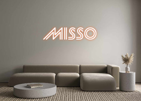 Custom Neon Sign Online Editor MISSO