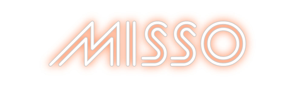 Custom Neon Sign Online Editor MISSO