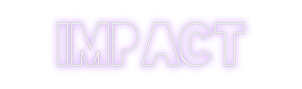 Custom Neon Sign Online Editor IMPACT