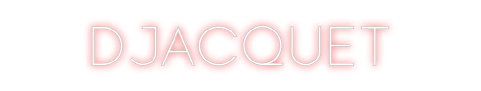 Custom Neon Sign Online Editor DJacquet