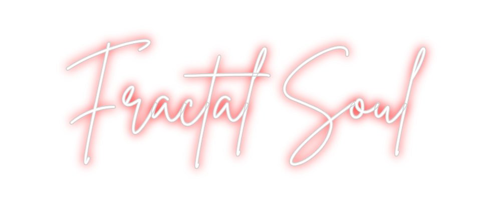 Custom Neon Sign Online Editor Fractal Soul
