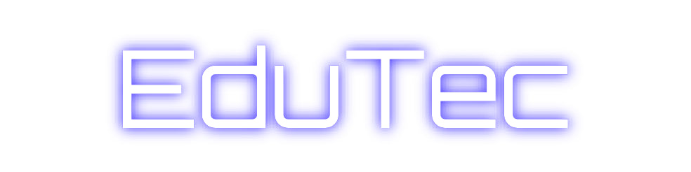Custom Neon Sign Online Editor EduTec