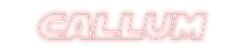 Custom Neon Sign Online Editor Callum