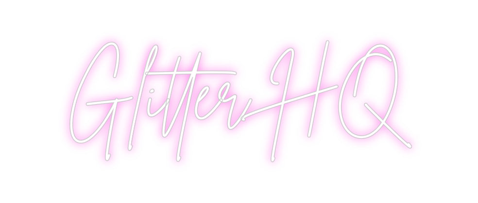 Custom Neon Sign Online Editor Glitter HQ