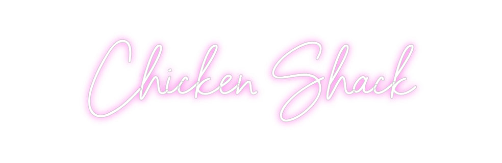 Custom Neon Sign Online Editor Chicken Shack