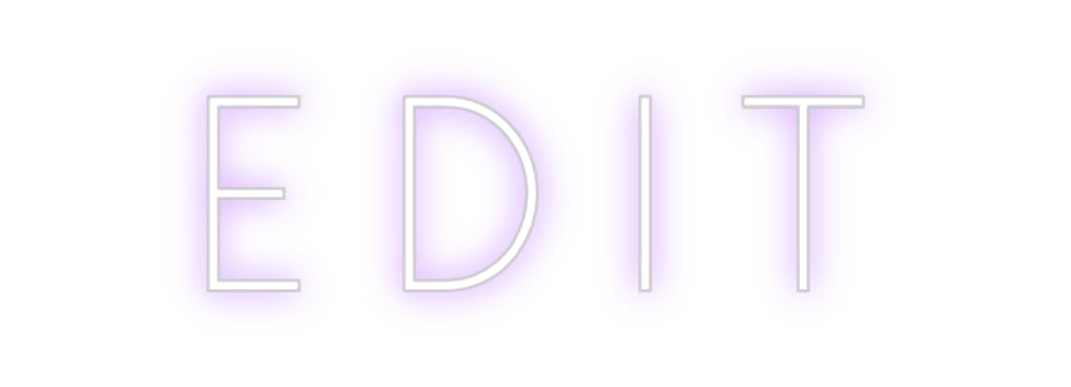 Custom Neon Sign Online Editor E D I T