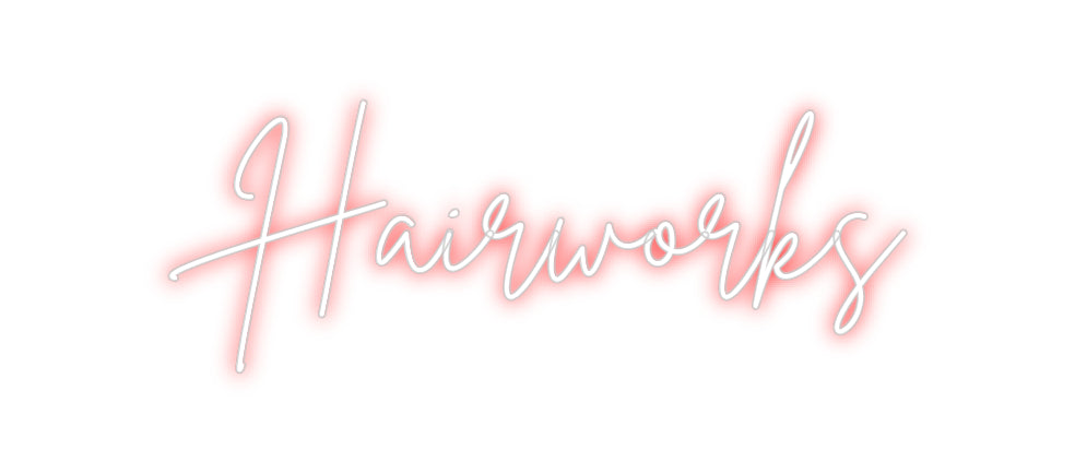 Custom Neon Sign Online Editor Hairworks