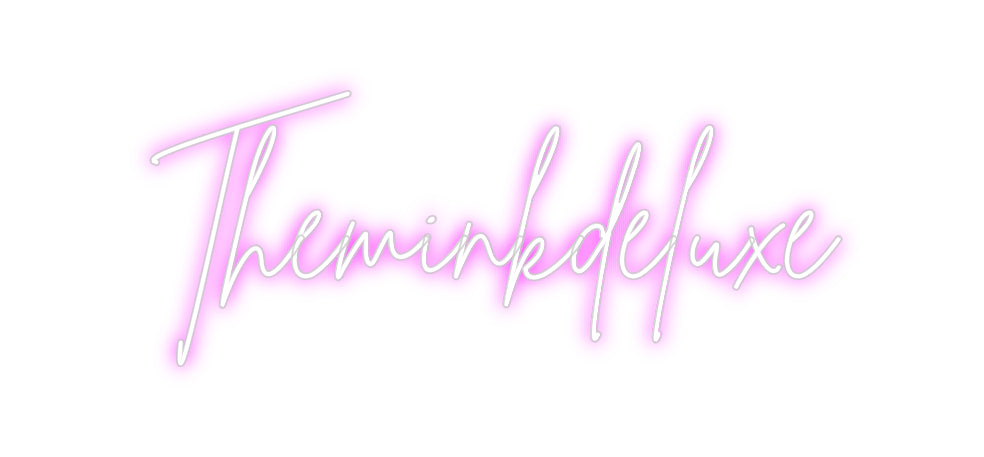 Custom Back Lit Neon Sign Online Editor Theminkdeluxe