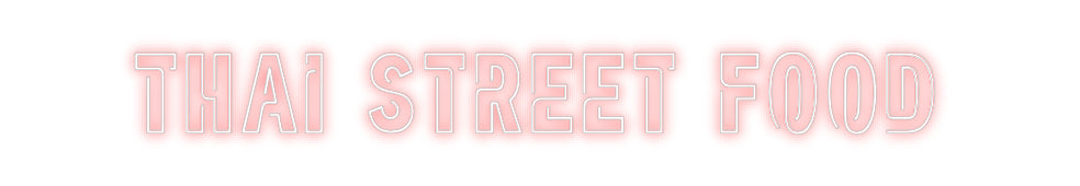 Custom Neon Sign Online Editor THAI STREET F...