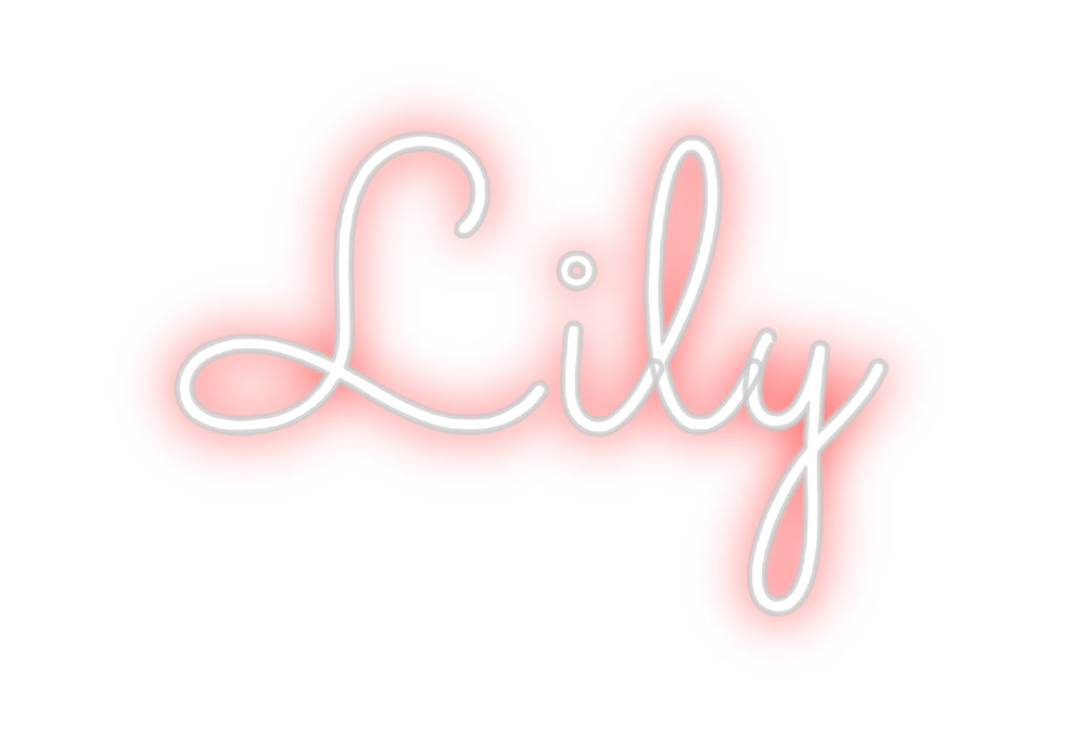 Custom Neon Sign Online Editor Lily