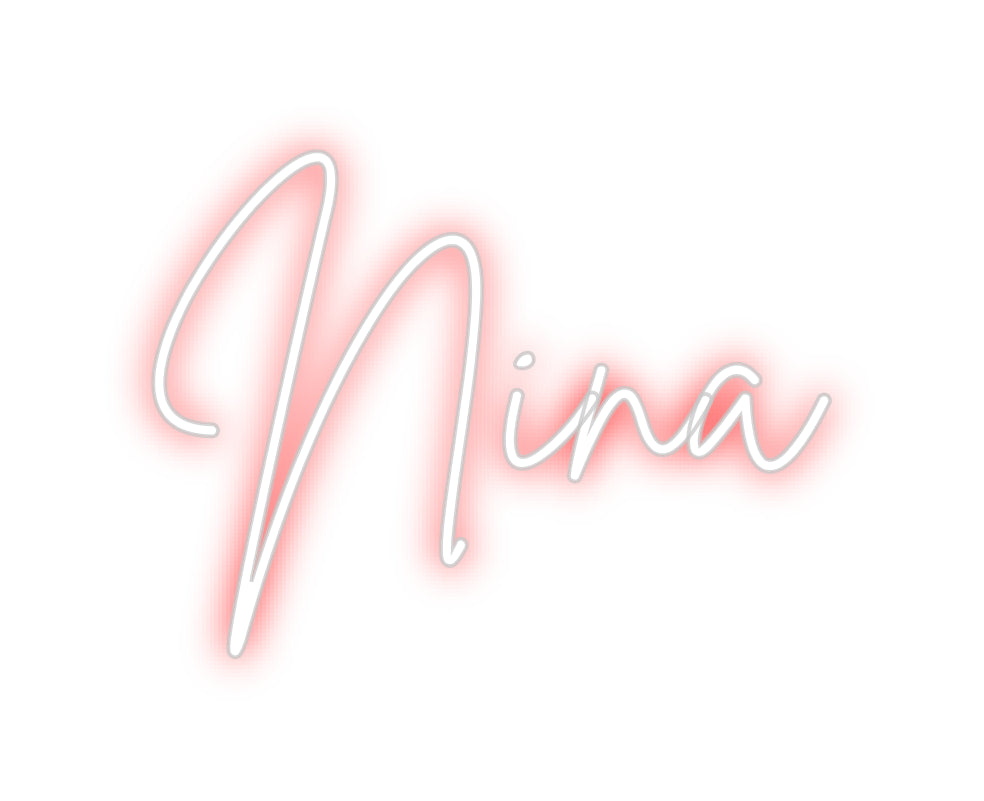 Custom Neon Sign Online Editor Nina