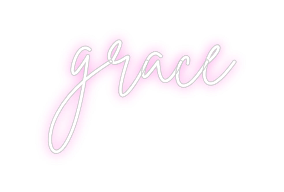 Custom Neon Sign Online Editor grace