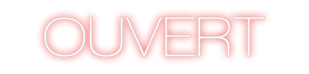 Custom Neon Sign Online Editor OUVERT
