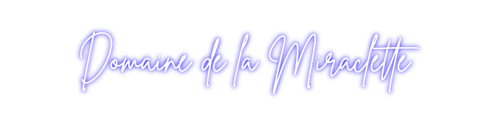 Custom Neon Sign Online Editor Domaine de la...