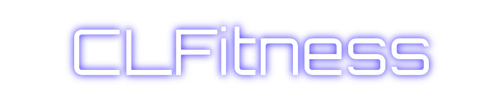 Custom Neon Sign Online Editor CLFitness