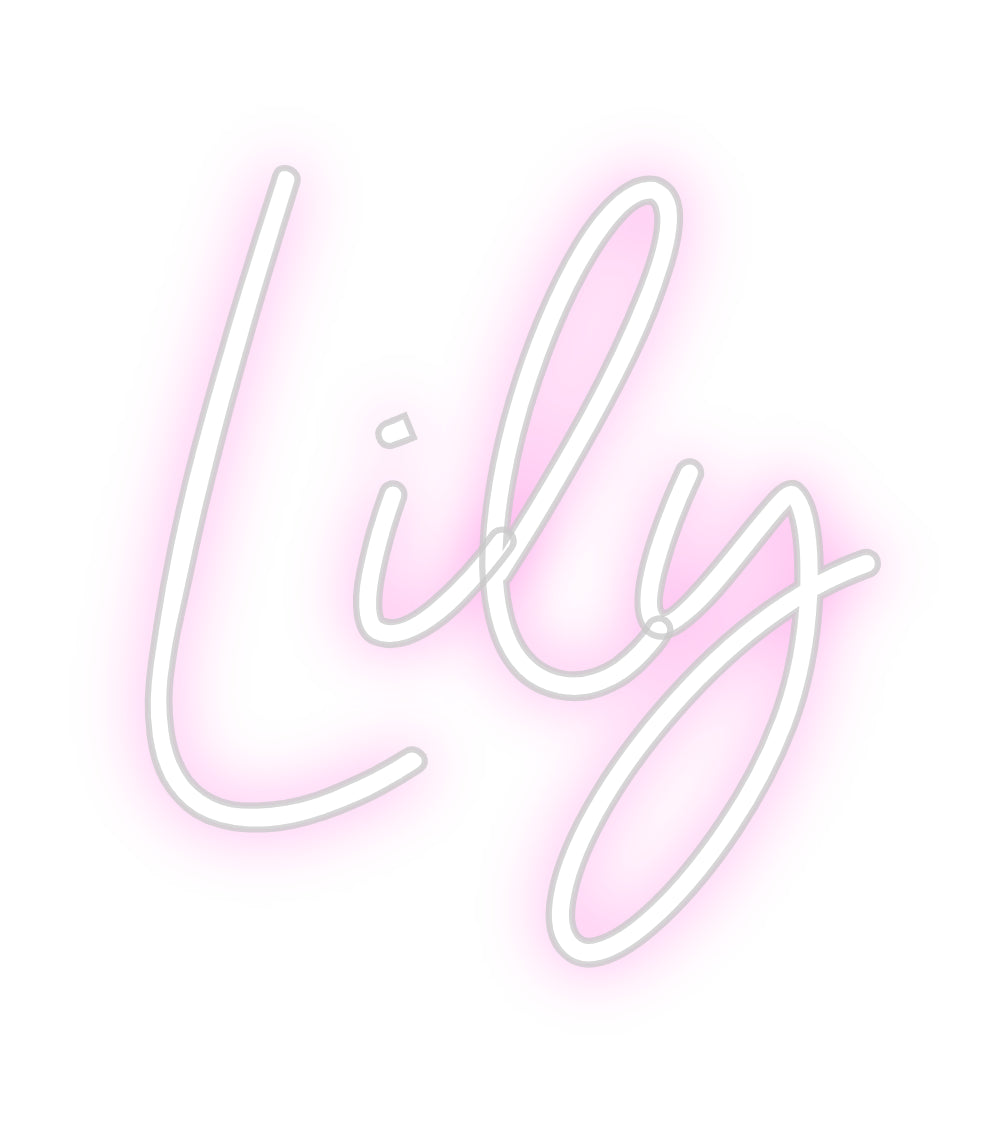 Custom Neon Sign Online Editor Lily