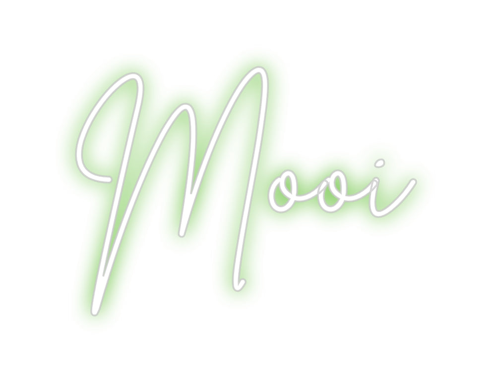 Custom Neon Sign Online Editor Mooi