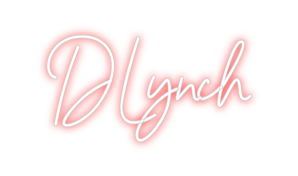 Custom Neon Sign Online Editor DLynch