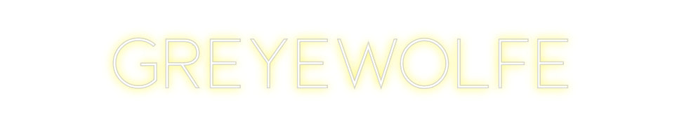 Custom Neon Sign Online Editor GREYEWOLFE