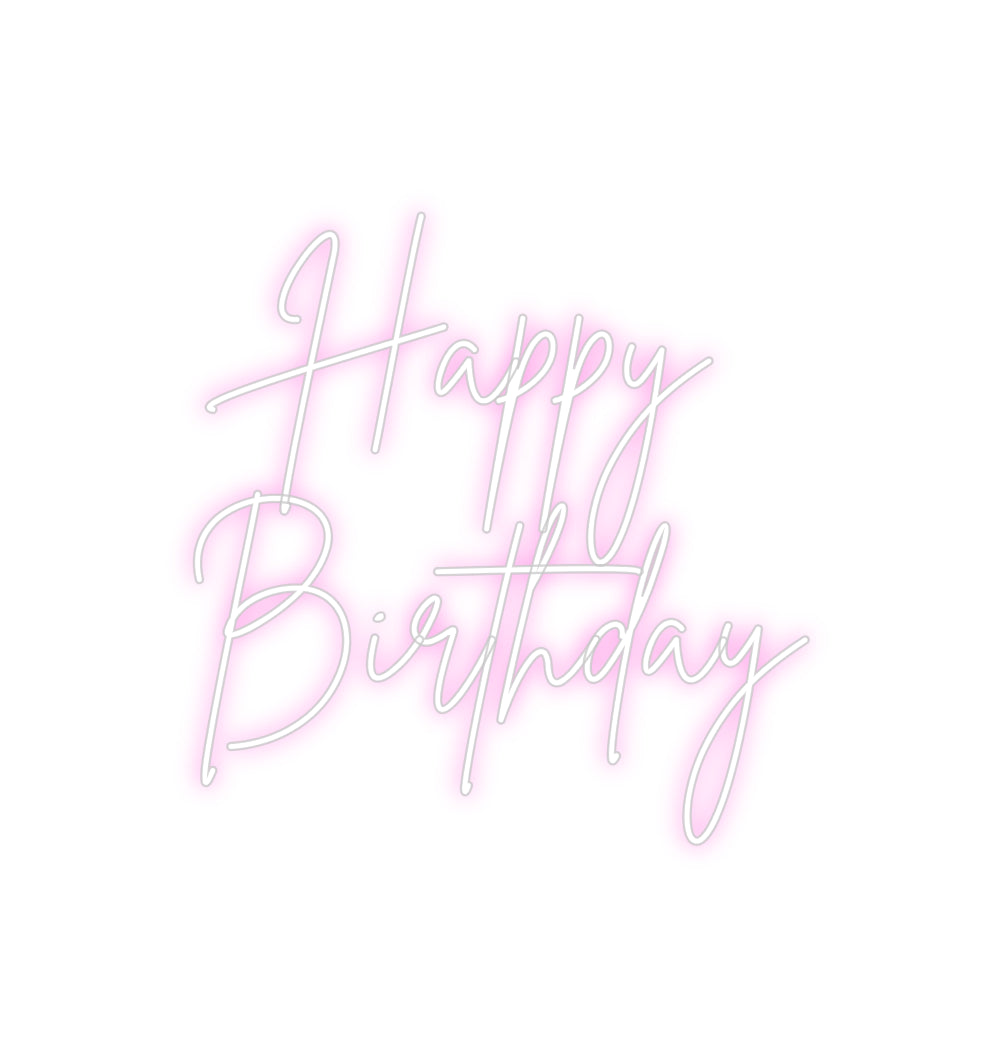 Custom Neon Sign Online Editor Happy
Birthday