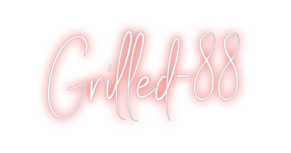 Custom Neon Sign Online Editor Grilled-88