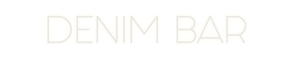 Custom Neon Sign Online Editor DENIM BAR