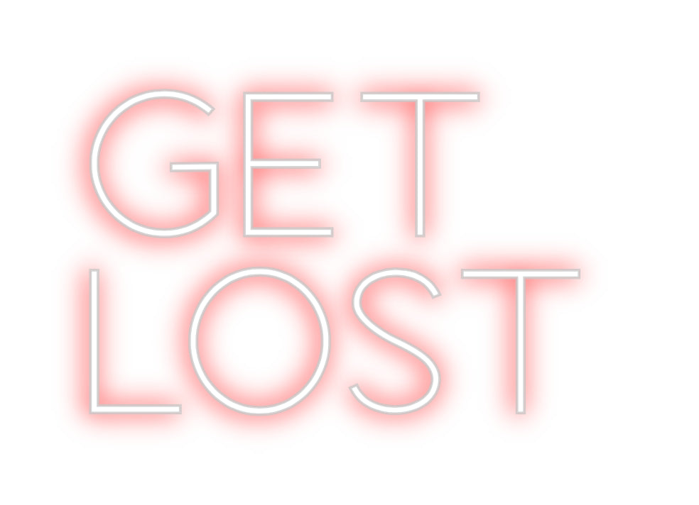 Custom Neon Sign Online Editor GET
LOST