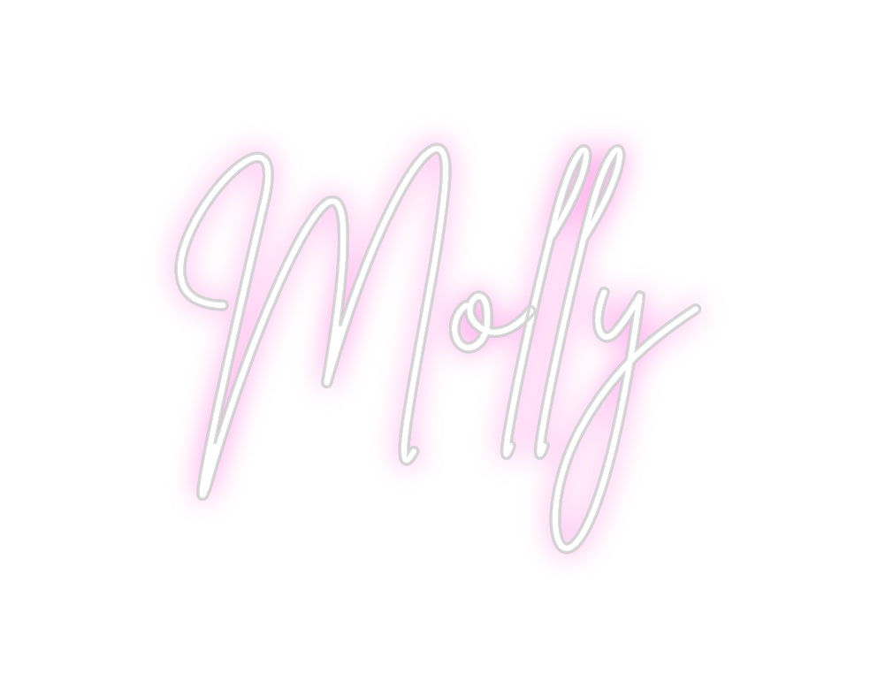 Custom Neon Sign Online Editor Molly