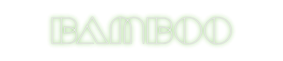 Custom Neon Sign Online Editor BAMBOO
