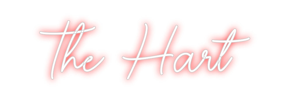 Custom Neon Sign Online Editor The Hart