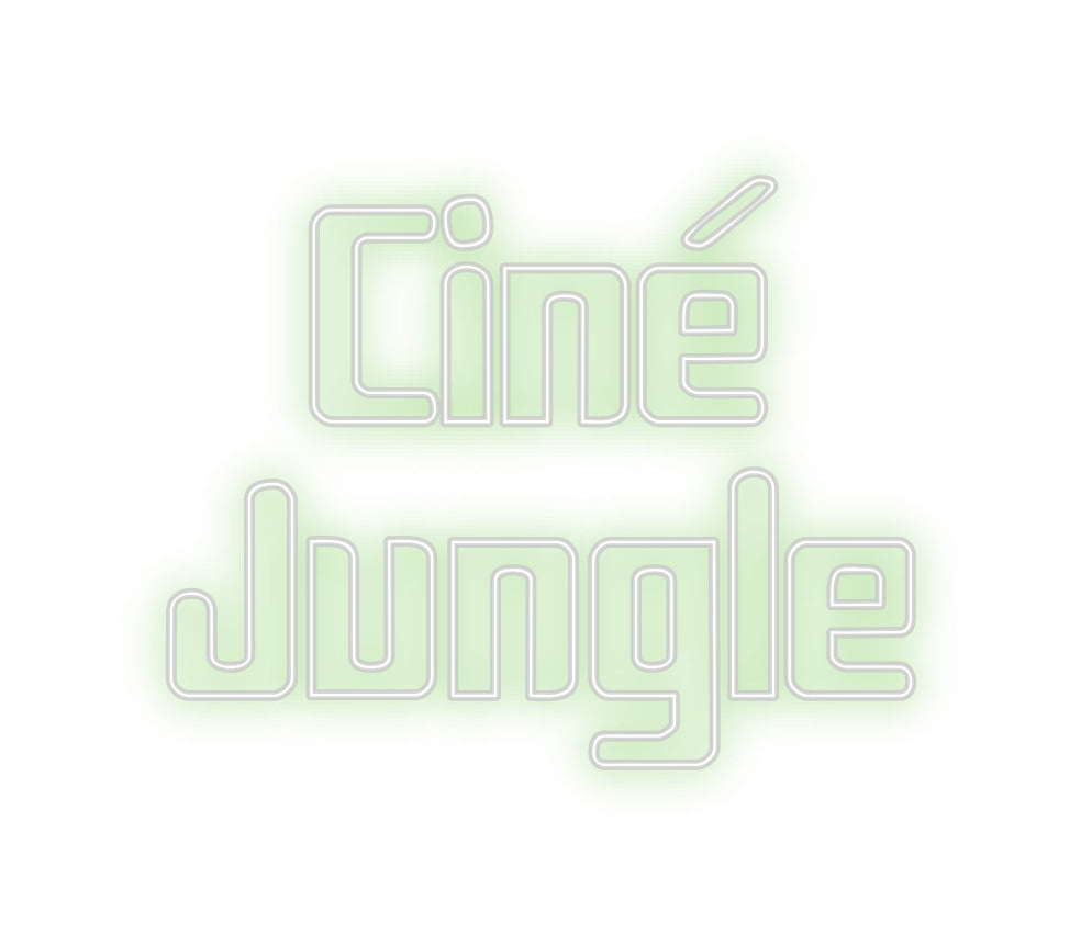 Custom Neon Sign Online Editor Ciné 
Jungle
