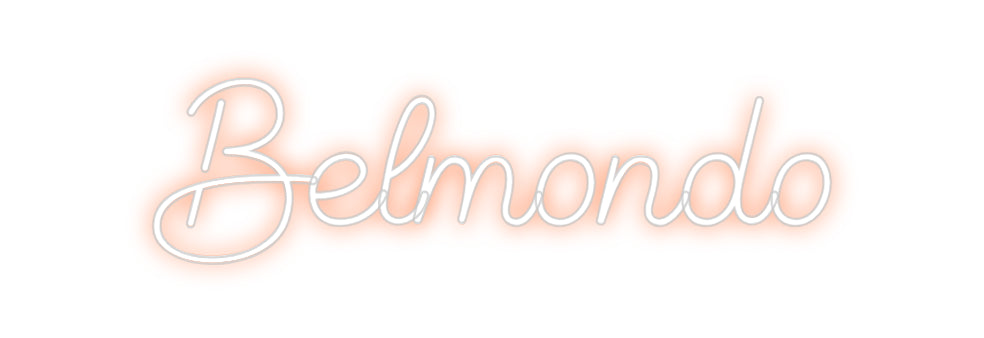 Custom Neon Sign Online Editor Belmondo