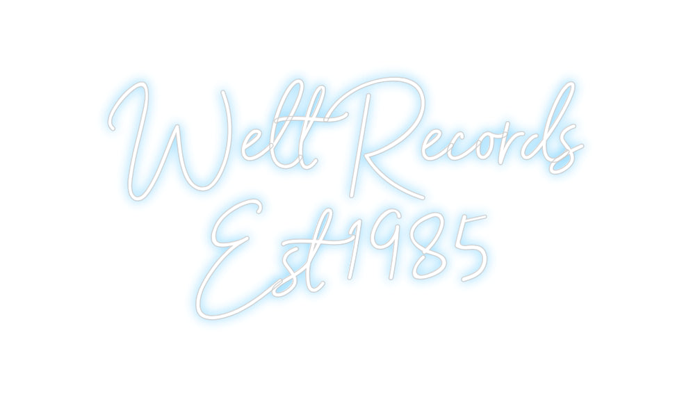 Custom Neon Sign Online Editor Welt Records
...