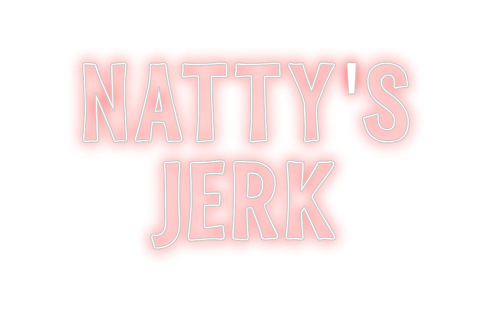 Custom Neon Sign Online Editor NATTY'S
JERK