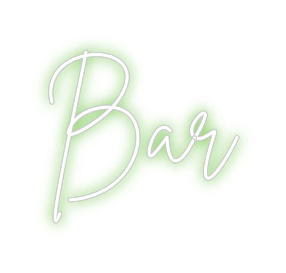 Custom Neon Sign Online Editor Bar