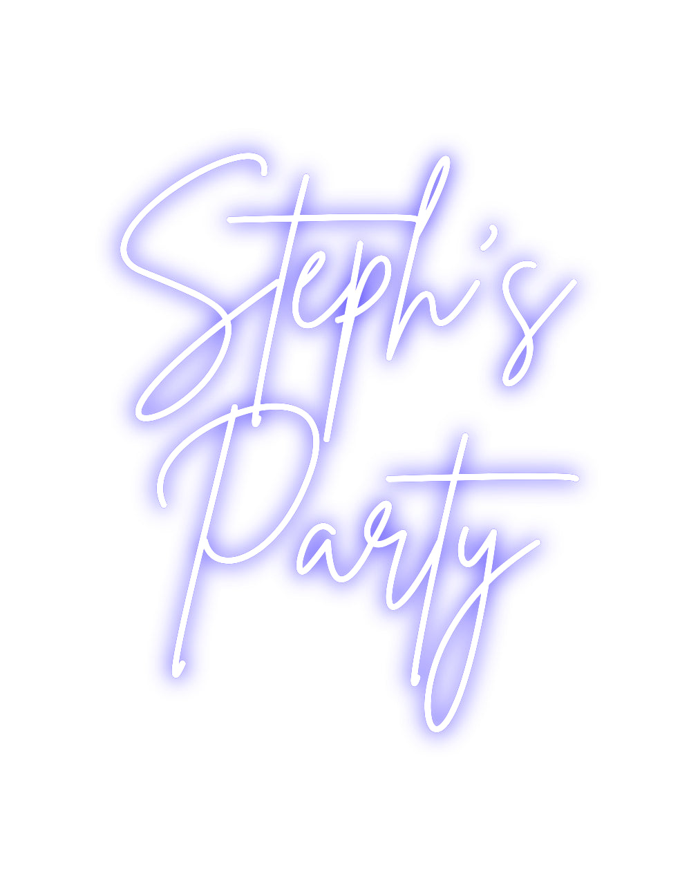 Custom Neon Sign Online Editor Steph’s
Party