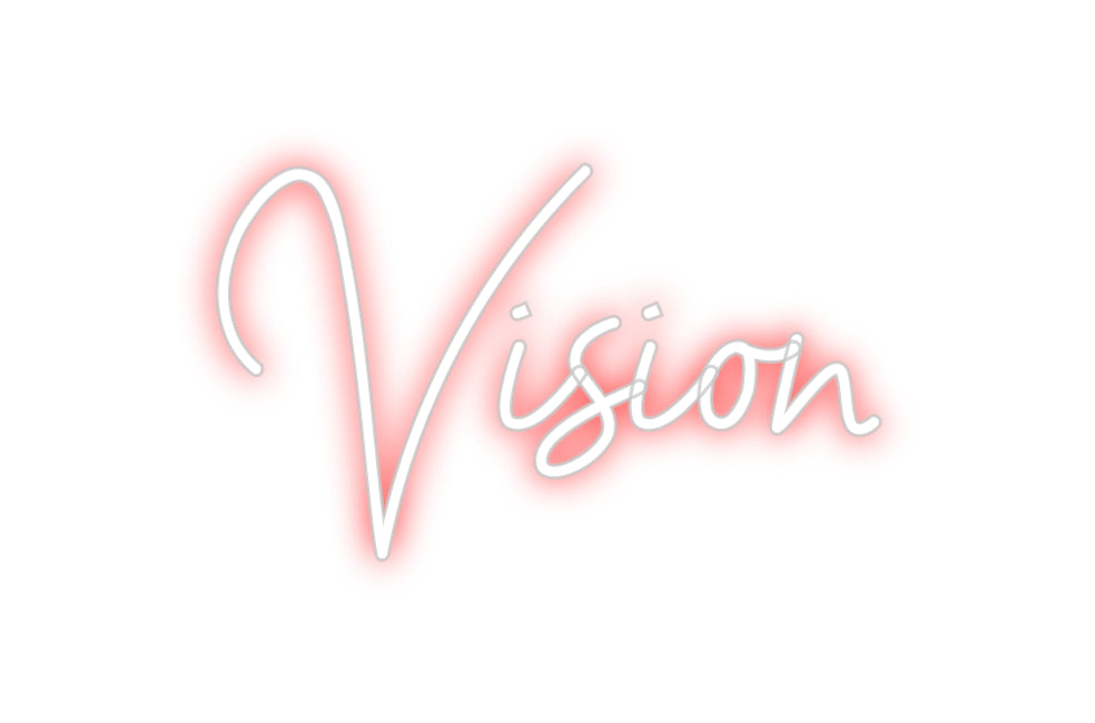 Custom Neon Sign Online Editor Vision