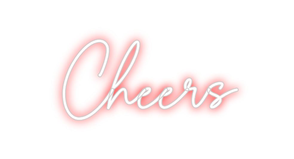 Custom Neon Sign Online Editor Cheers