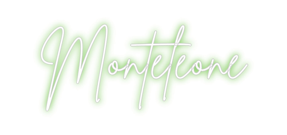 Custom Neon Sign Online Editor Monteleone
