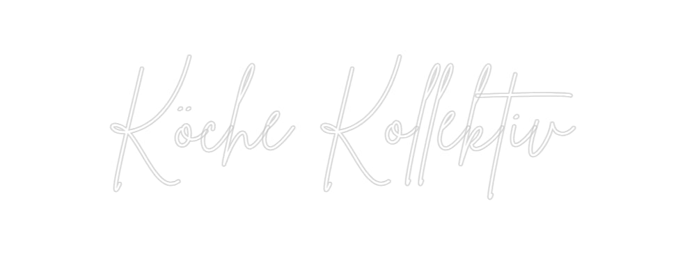 Custom Neon Sign Online Editor Köche Kollekt...