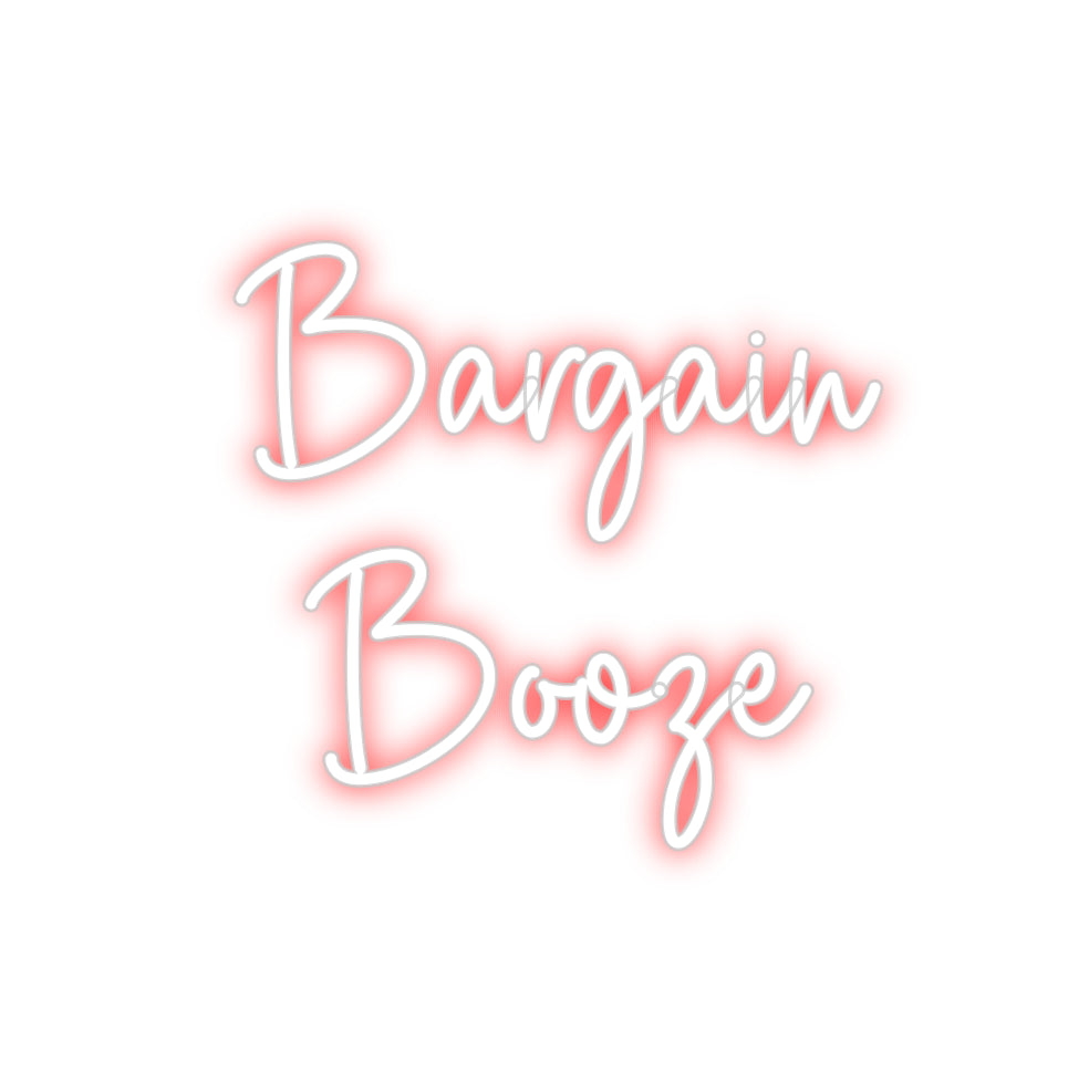 Custom Neon Sign Online Editor Bargain
Booze
