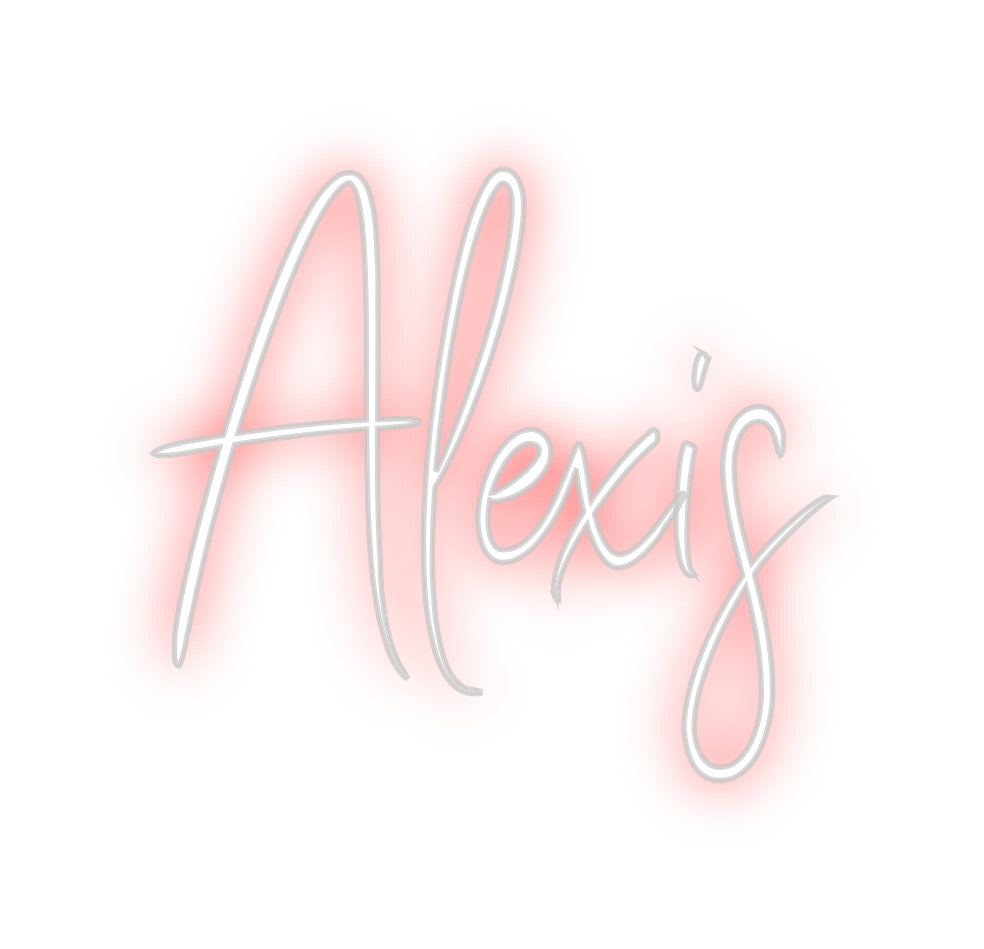 Custom Neon Sign Online Editor Alexis