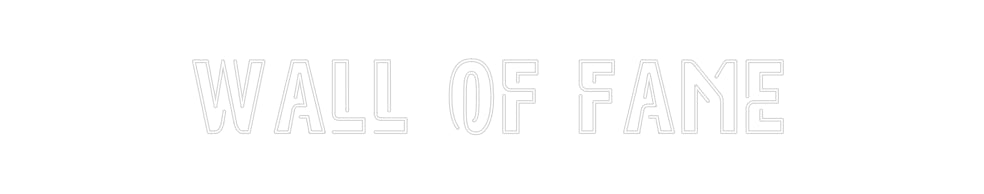 Custom Neon Sign Online Editor Wall of Fame